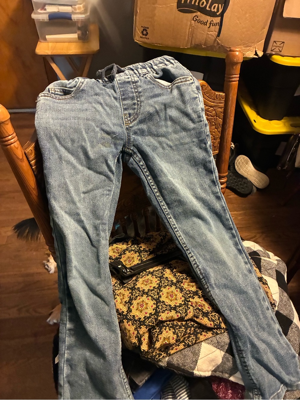 Kids Light Blue Denim Jeans - Classic Comfort